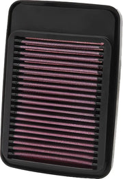 Rectangular reusable air filter with pleated red media for SU-6505 Air Filter system