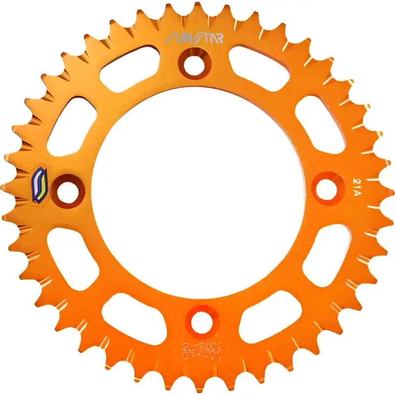 Sunstar 5-001140OR Rear Sprocket Aluminum 40T-415 Org Husq/Ktm - Sprockets