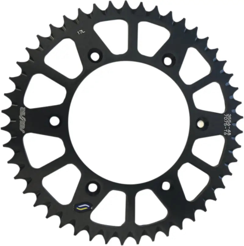 Sunstar 5-355648BK Rear Sprocket Aluminum 48T-520 Blk Beta - Sprockets