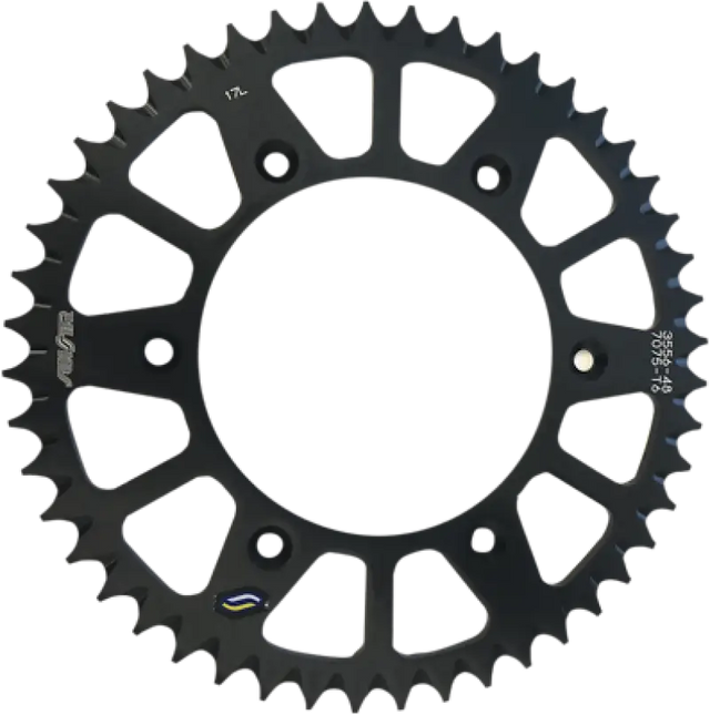Sunstar 5-355648BK Rear Sprocket Aluminum 48T-520 Blk Beta - Sprockets