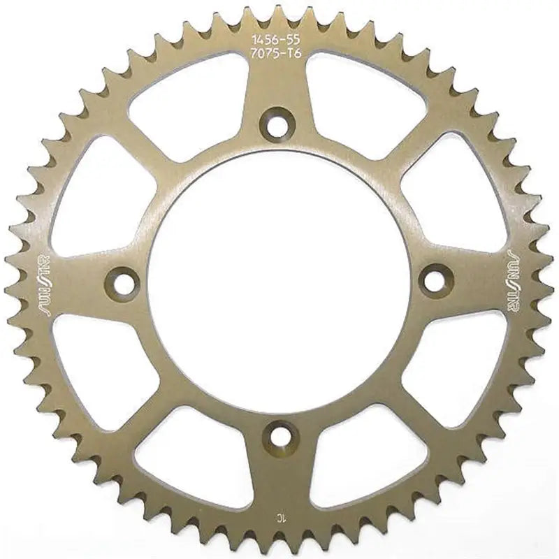 Sunstar 5-355649BK Rear Sprocket Aluminum 49T-520 Blk Beta - Sprockets