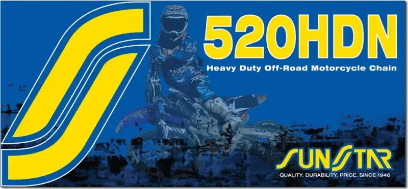 SUNSTAR Chain Hdn Non Sealed 520x120 Nat/Nat for Powersports