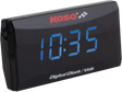 KOSO Super Slim Clock / Volt Meter Blue Display