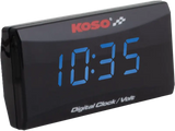 KOSO Super Slim Clock / Volt Meter Blue Display