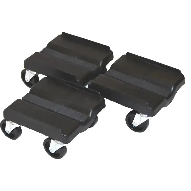 SUPER SPORT Dolly 3 Piece Set (Black) - Four Wheel