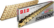 D.I.D Super Street 520zvmx 120 X Ring Chain Gold for Powersports