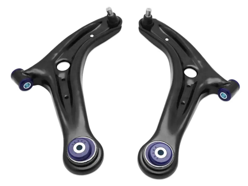 Superpro 13-17 Ford Fiesta Complete Front Lower Control Arm Kit (Caster Increase) - Truck & Automotive