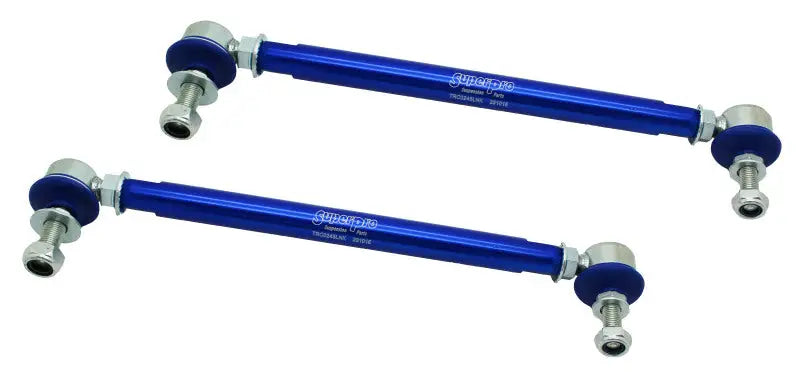 SuperPro 2008 Pontiac G8 Base Front HD Adjustable End Link Set (10mm Studs 300mm-345mm Length) - Truck & Automotive