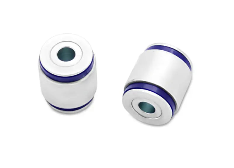 Two cylindrical suspension bushings for SuperPro 2015 Audi A3 Quattro rear lower control arm outer bushing kit