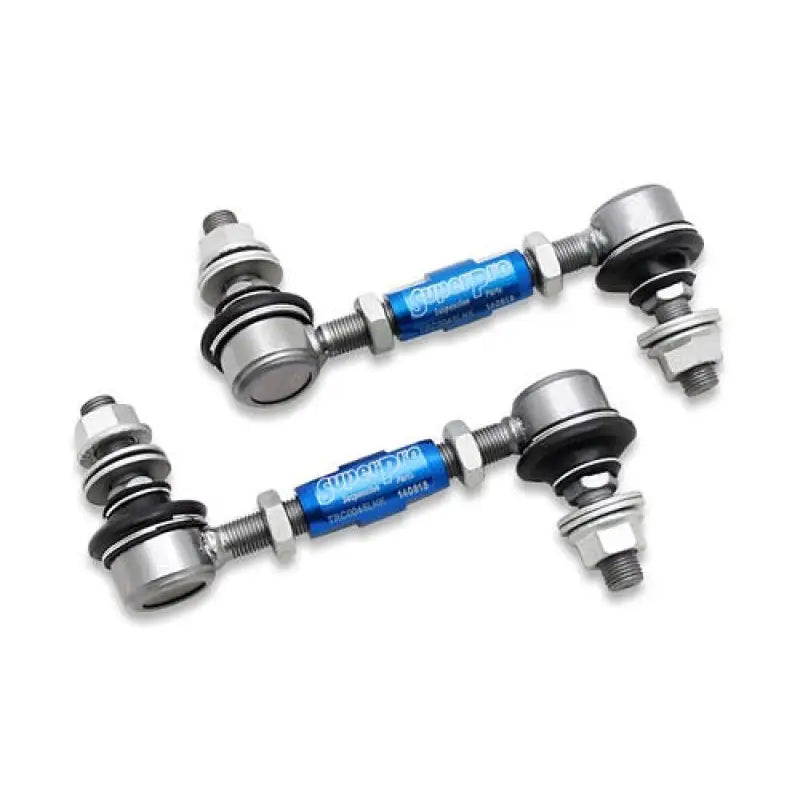 Superpro TRC1045A SuperPro 2015 BMW 228i Base Rear HD Adjustable End Link Set (10mm Studs 125mm-145mm Length) - TRC1045A