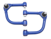 Blue suspension control arms.