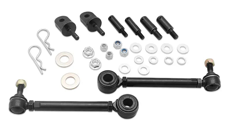 Automotive suspension hardware for Jeep Wrangler TJ sway bar end link set