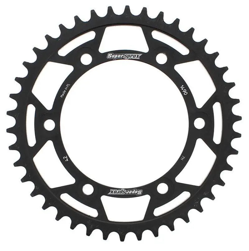 Rear Sprocket Steel 42T-520 Blk Kaw/Suz