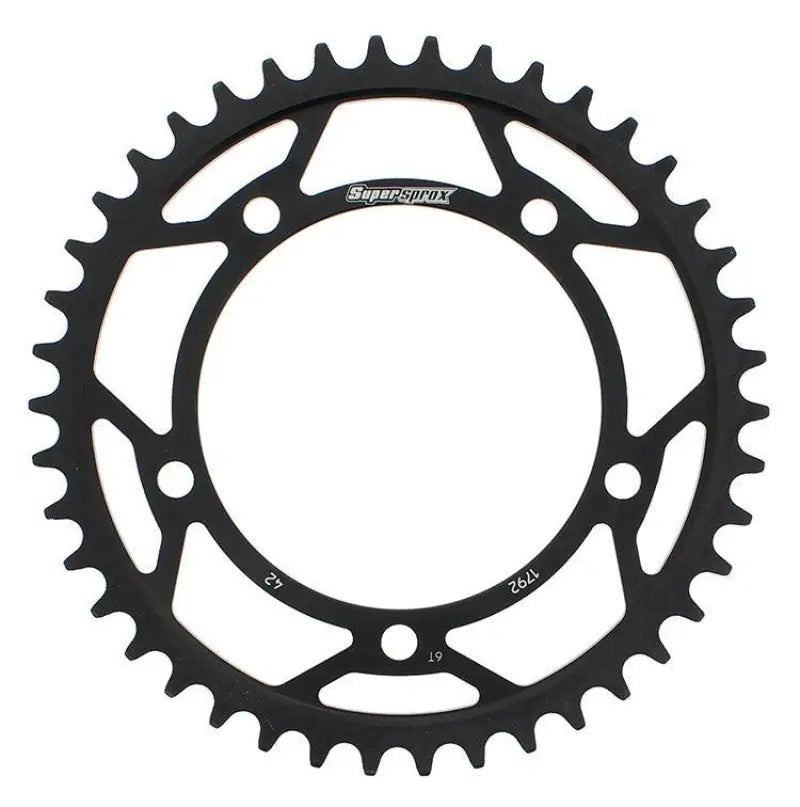 Rear Sprocket Steel 42T-525 Blk Suz/Tri