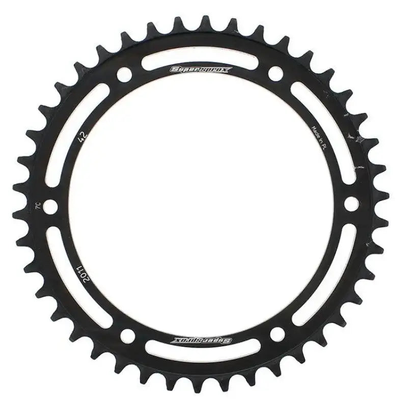 Rear Sprocket Steel 42T-530 Blk Tri
