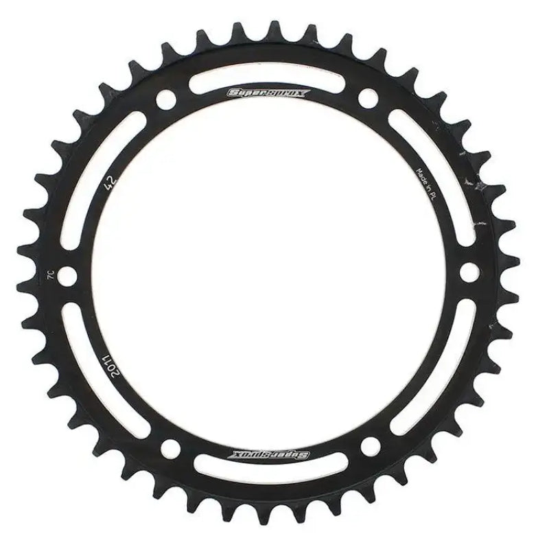 Rear Sprocket Steel 42T-530 Blk Tri
