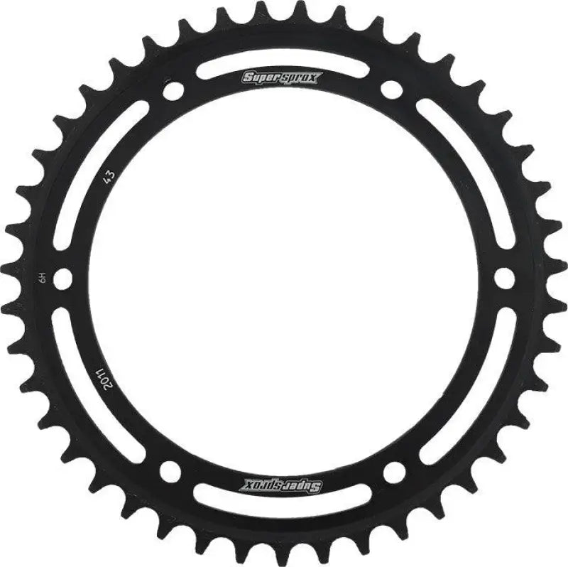 Rear Sprocket Steel 43T-530 Blk Tri