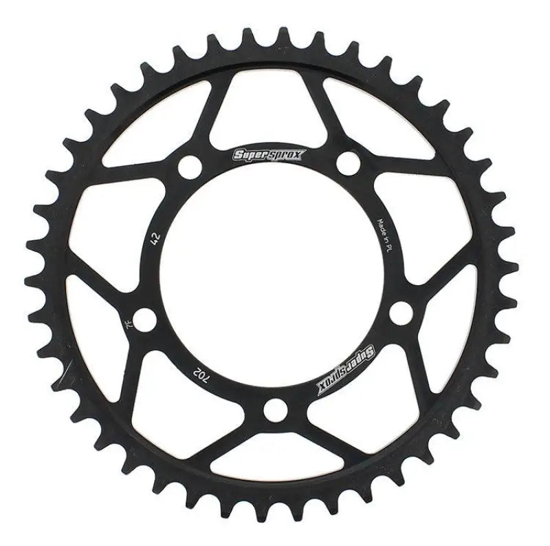 Rear Sprocket Steel 42T-525 Blk Apr