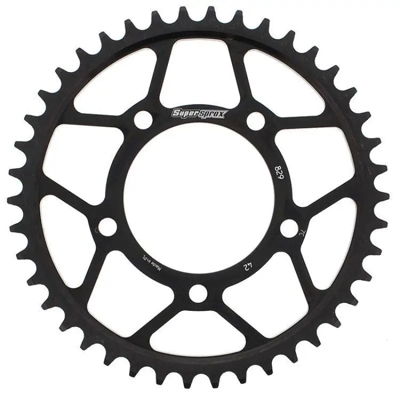 Rear Sprocket Steel 42T-530 Blk Suz