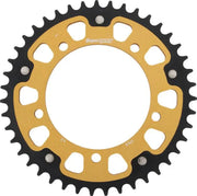 Rear Stealth Sprocket Alu/Stl 43T-520 Gld Hay/Suz/Tri