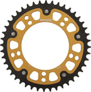 Rear Stealth Sprocket Alu/Stl 44T-520 Gld Hay/Suz/Tri
