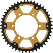 Rear Stealth Sprocket Alu/Stl 47T-520 Gld Tri