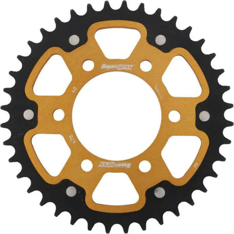 Rear Stealth Sprocket Alu/Stl 40T-520 Gld Kaw/Pol