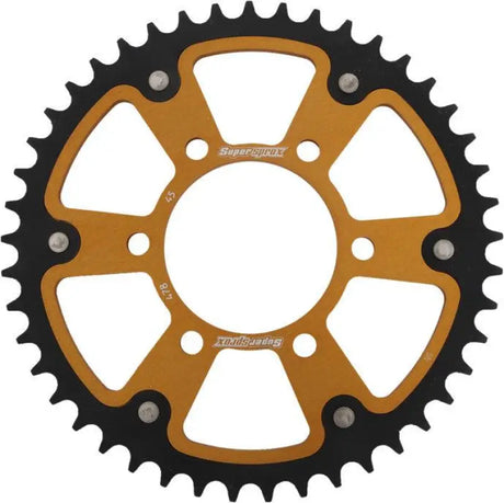 Rear Stealth Sprocket Alu/Stl 45T-520 Gld Kaw