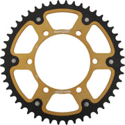 Rear Stealth Sprocket Alu/Stl 48T-520 Gld Hon/Kaw/Yam