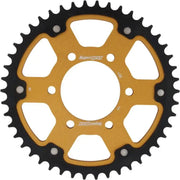 Rear Stealth Sprocket Alu/Stl 46T-530 Gld Kaw