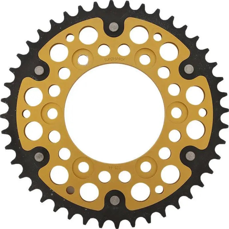Rear Stealth Sprocket Alu/Stl 44T-520 Gld Duc