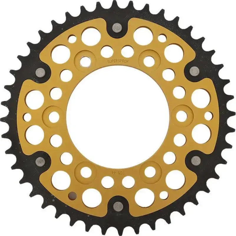 Rear Stealth Sprocket Alu/Stl 44T-520 Gld Duc