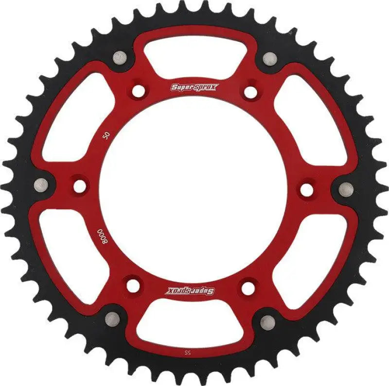 Rear Stealth Sprocket Alu/Stl 50T-520 Red Beta