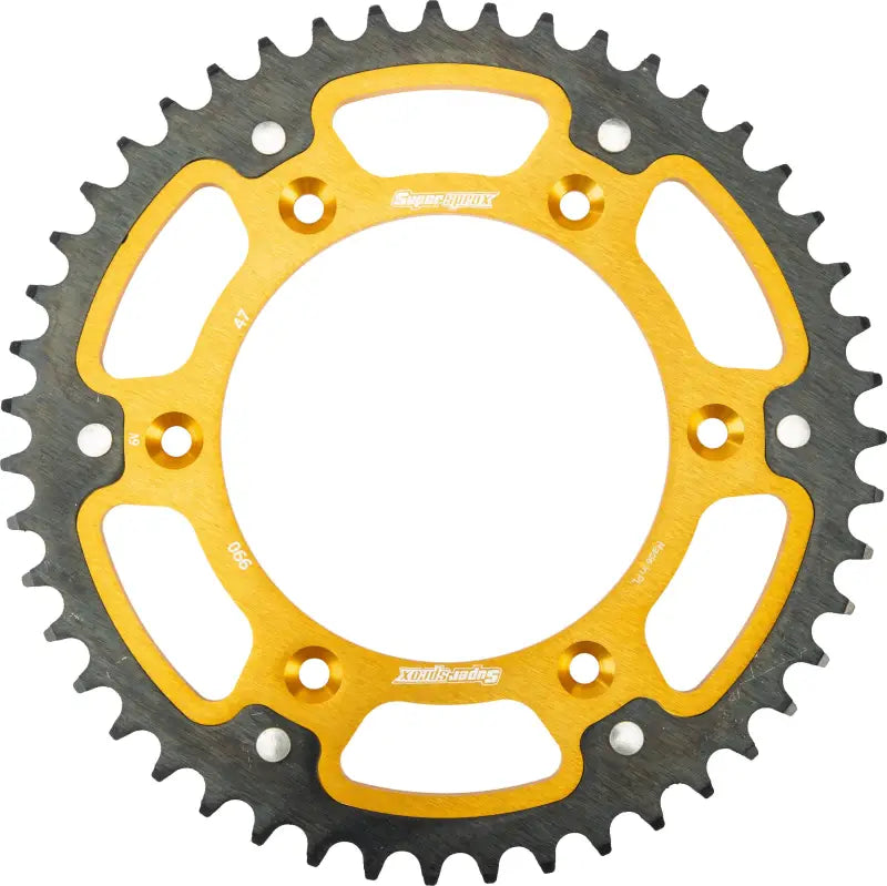 Rear Stealth Sprocket Alu/Stl 47T-520 Gld Hus/Husq/Ktm
