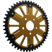 Supersprox Stealth 51T Rear Sprockets RST-7080:51-Gold - Gold Black Sprocket Alum Car Steel Teeth RST-7080:51-GLD
