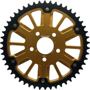 Supersprox Stealth 53T Rear Sprockets RST-7080:53-Gold - Gold Black Sprocket Alum Car Steel Teeth RST-7080:53-GLD