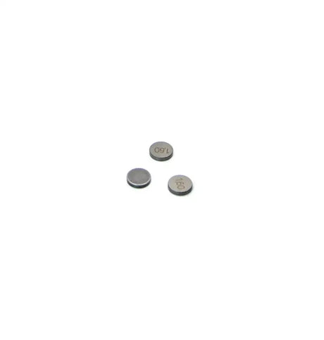 Three metallic supertech 8mm shims for engine tune-up, 3.05mm thick