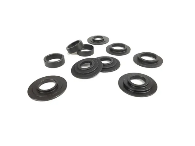 Dark metal valve shims for Supertech Dual Spring Seat Locator, perfect for dual spring seat setups