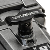 Superwinch 12000 LBS 12V DC 3/8in x 80ft Synthetic Rope SX 12000SR Winch - Graphite - 1712201