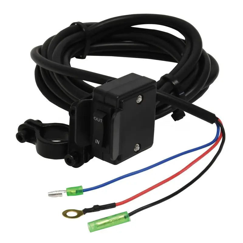 Superwinch 2500 LBS 12V DC 3/16in x 40ft Synthetic Rope Terra 2500SR Winch - Gray Wrinkle - 1125270