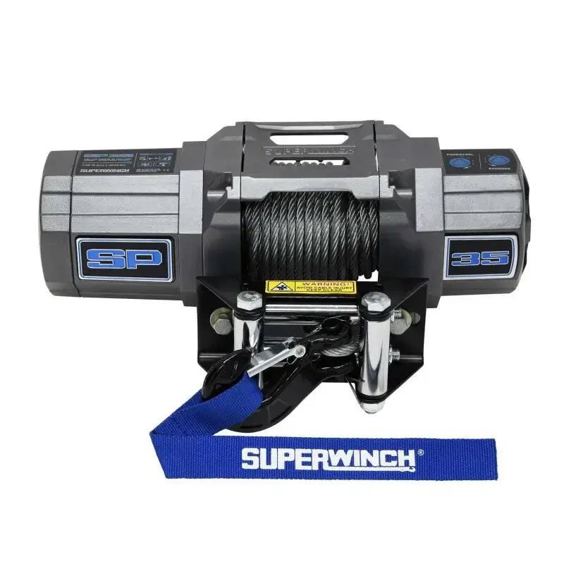 Superwinch 3500 LBS 12V DC 7/32in x 40ft Steel Rope Roller Fairlead SP 35 Winch - Winches & Hitches