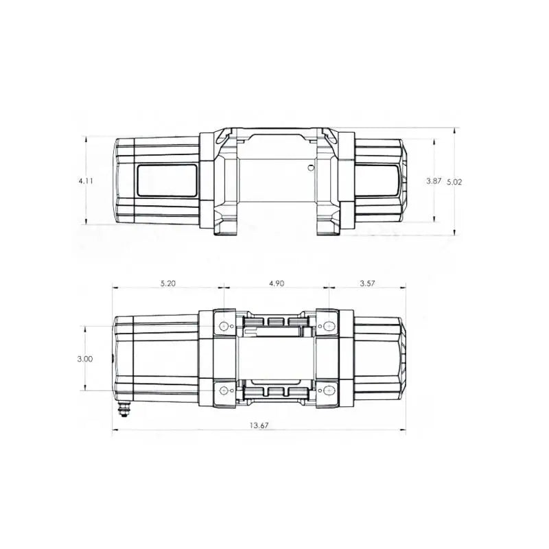 Superwinch 3500 LBS 12V DC 7/32in x 40ft Steel Rope Roller Fairlead SP 35 Winch - Winches & Hitches