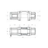 Superwinch 3500 LBS 12V DC 7/32in x 40ft Steel Rope Roller Fairlead SP 35 Winch - Winches & Hitches