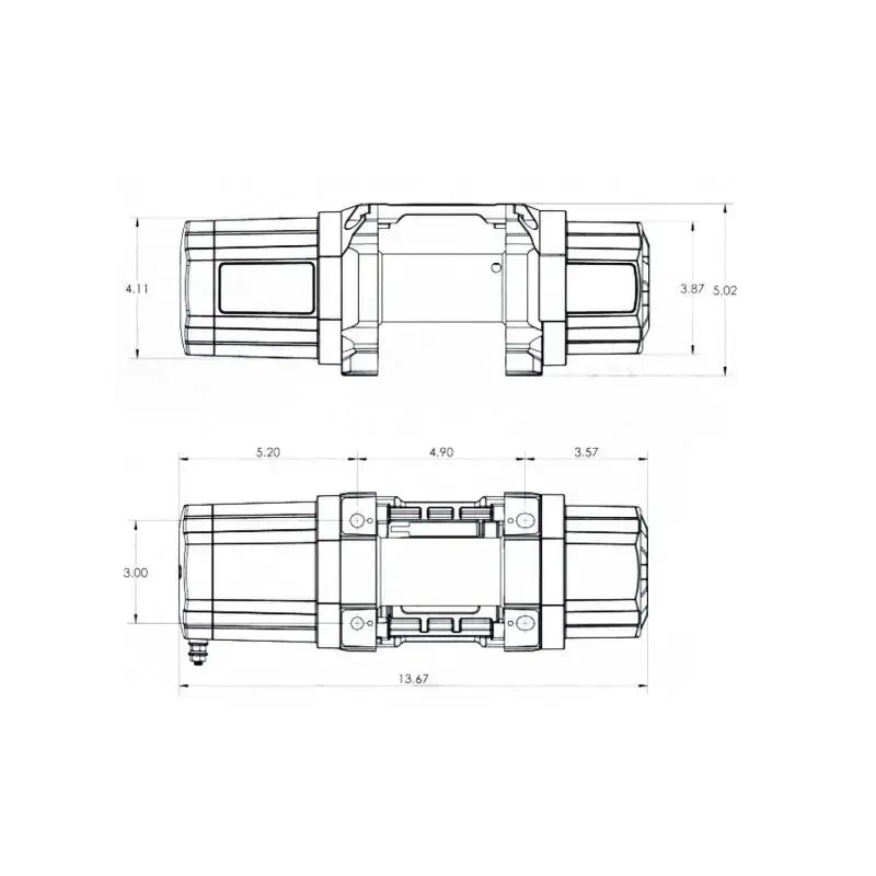 Superwinch 3500 LBS 12V DC 7/32in x 40ft Steel Rope Roller Fairlead SP 35 Winch - Winches & Hitches