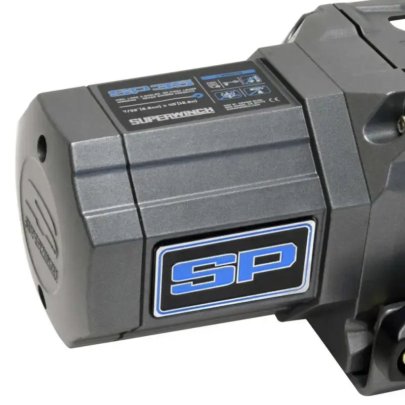 Superwinch 3500 LBS 12V DC 7/32in x 40ft Synthetic Rope Hawse Fairlead SP 35SR Winch - Winches & Hitches