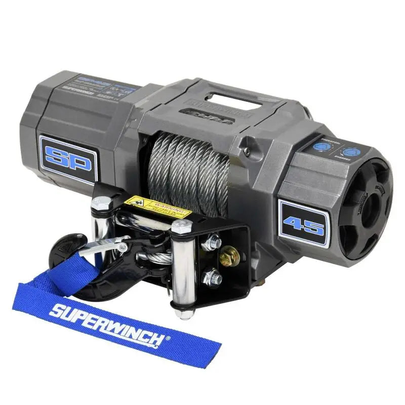 Superwinch 4500 LBS 12V DC 15/64in x 40ft Steel Rope Roller Fairlead SP 45 Winch - Winches & Hitches