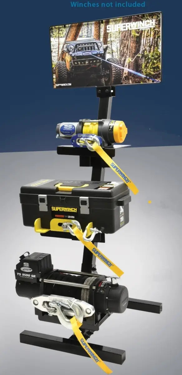 Superwinch MD 3 Winch Display Stand w/Header Card (Winches not included) - suw55660