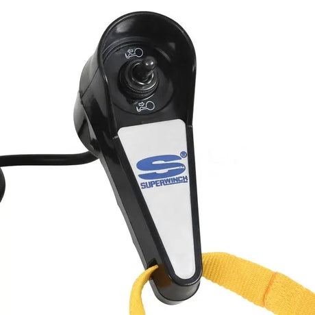 Black Superwinch remote control designed for Tiger Shark and LP winches