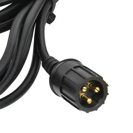 Black electrical cord with three-prong plug for Superwinch remote control winches