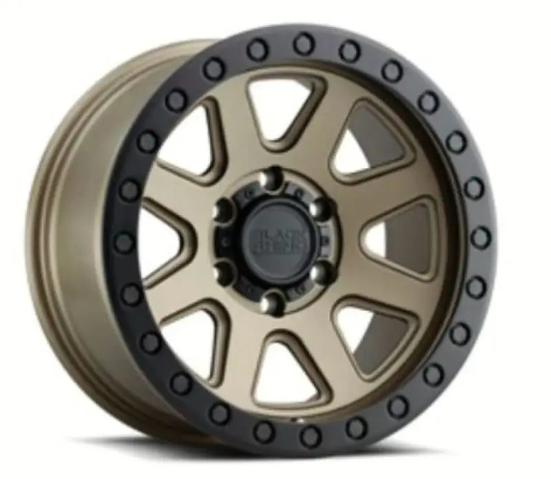 Bronze-colored off-road wheel with black accents from Wheel Pros Br Baker 2090BKR126120Z67